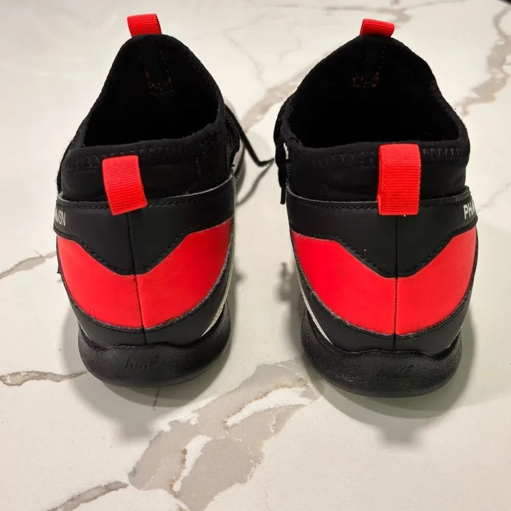 Nike Phantom | VSN Vision 2 Elite FG Crimson White Red Indoor Soccer Cleats 5.5Y